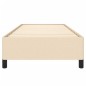 Bettgestell Creme 80x200 cm Stoff Bettgestell Creme 80x200 cm Stoff