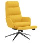 vidaXL Relaxsessel mit Fußstütze Senfgelb Stoff vidaXL Relaxsessel mit Fußstütze Senfgelb Stoff