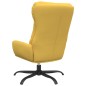 vidaXL Relaxsessel mit Hocker Senfgelb Stoff vidaXL Relaxsessel mit Hocker Senfgelb Stoff