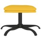 vidaXL Relaxsessel mit Hocker Senfgelb Stoff vidaXL Relaxsessel mit Hocker Senfgelb Stoff