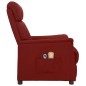 vidaXL Massagesessel Elektrisch Weinrot Kunstleder vidaXL Massagesessel Elektrisch Weinrot Kunstleder