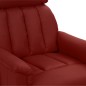 vidaXL Massagesessel Elektrisch Weinrot Kunstleder vidaXL Massagesessel Elektrisch Weinrot Kunstleder