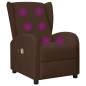 vidaXL Ohrensessel mit Massagefunktion Elektrisch Braun Kunstleder vidaXL Ohrensessel mit Massagefunktion Elektrisch Braun Kunstleder