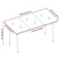 vidaXL 5-tlg. Garten-Essgruppe mit Auflagen Poly Rattan und Glas vidaXL 5-tlg. Garten-Essgruppe mit Auflagen Poly Rattan und Glas
