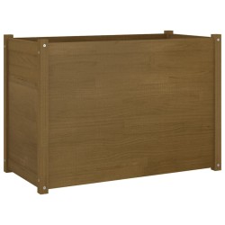 vidaXL Pflanzkübel Honigbraun 100x50x70 cm Massivholz Kiefer