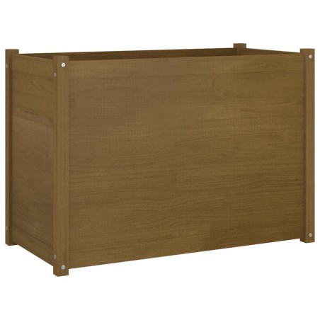 vidaXL Pflanzkübel Honigbraun 100x50x70 cm Massivholz Kiefer