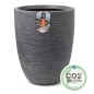 Capi Vase Waste Rib Elegant Niedrig 34x46 cm Grau Capi Vase Waste Rib Elegant Niedrig 34x46 cm Grau