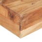 vidaXL Couchtisch 80x80x28 cm Massivholz Akazie