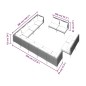 vidaXL 12-tlg. Garten-Lounge-Set mit Auflagen Poly Rattan Dunkelgrau vidaXL 12-tlg. Garten-Lounge-Set mit Auflagen Poly Rattan Dunkelgrau