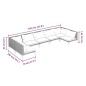 vidaXL 7-tlg. Garten-Lounge-Set mit Auflagen Poly Rattan Dunkelgrau vidaXL 7-tlg. Garten-Lounge-Set mit Auflagen Poly Rattan Dunkelgrau
