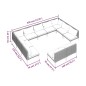 vidaXL 11-tlg. Garten-Lounge-Set mit Auflagen Poly Rattan Dunkelgrau vidaXL 11-tlg. Garten-Lounge-Set mit Auflagen Poly Rattan Dunkelgrau
