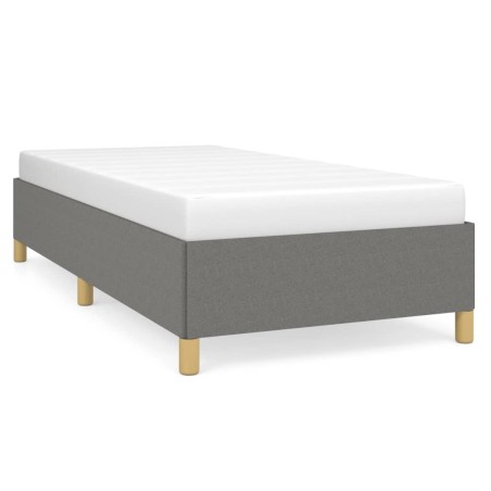 vidaXL Bettgestell Dunkelgrau 80x200 cm Stoff