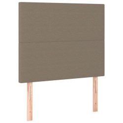 vidaXL Kopfteile 2 Stk. Taupe 80x5x78/88 cm Stoff