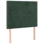 vidaXL Kopfteile 2 Stk. Dunkelgrün 90x5x78/88 cm Samt vidaXL Kopfteile 2 Stk. Dunkelgrün 90x5x78/88 cm Samt