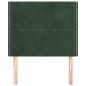vidaXL Kopfteile 2 Stk. Dunkelgrün 90x5x78/88 cm Samt vidaXL Kopfteile 2 Stk. Dunkelgrün 90x5x78/88 cm Samt