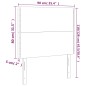 vidaXL Kopfteile 2 Stk. Dunkelgrün 90x5x78/88 cm Samt vidaXL Kopfteile 2 Stk. Dunkelgrün 90x5x78/88 cm Samt