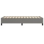 vidaXL Bettgestell Dunkelgrau 90x200 cm Stoff vidaXL Bettgestell Dunkelgrau 90x200 cm Stoff