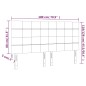 vidaXL Kopfteile 4 Stk. Rosa 90x5x78/88 cm Samt vidaXL Kopfteile 4 Stk. Rosa 90x5x78/88 cm Samt