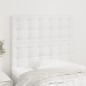 vidaXL Kopfteile 2 Stk. Weiß 90x5x78/88 cm Kunstleder vidaXL Kopfteile 2 Stk. Weiß 90x5x78/88 cm Kunstleder