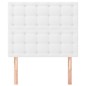 vidaXL Kopfteile 2 Stk. Weiß 90x5x78/88 cm Kunstleder vidaXL Kopfteile 2 Stk. Weiß 90x5x78/88 cm Kunstleder