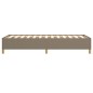 Bettgestell Taupe 80x200 cm Stoff Bettgestell Taupe 80x200 cm Stoff