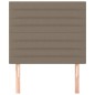 vidaXL Kopfteile 2 Stk. Taupe 90x5x78/88 cm Stoff vidaXL Kopfteile 2 Stk. Taupe 90x5x78/88 cm Stoff
