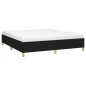 vidaXL Bettgestell ohne Matratze Schwarz 180x200 cm Stoff vidaXL Bettgestell ohne Matratze Schwarz 180x200 cm Stoff