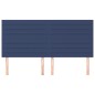 vidaXL Kopfteile 4 Stk. Blau 100x5x78/88 cm Stoff vidaXL Kopfteile 4 Stk. Blau 100x5x78/88 cm Stoff