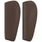 vidaXL Kopfteil mit Ohren Braun 203x23x78/88 cm Kunstleder