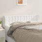 vidaXL Kopfteil mit Ohren Weiß 147x23x78/88 cm Kunstleder
