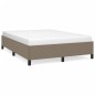 Bettgestell Taupe 140x190 cm Stoff Bettgestell Taupe 140x190 cm Stoff