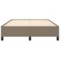 Bettgestell Taupe 140x190 cm Stoff Bettgestell Taupe 140x190 cm Stoff