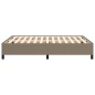 Bettgestell Taupe 140x190 cm Stoff Bettgestell Taupe 140x190 cm Stoff