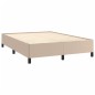 Bettgestell Cappuccino-Braun 140x190 cm Kunstleder Bettgestell Cappuccino-Braun 140x190 cm Kunstleder