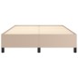 Bettgestell Cappuccino-Braun 140x190 cm Kunstleder Bettgestell Cappuccino-Braun 140x190 cm Kunstleder