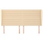 vidaXL Kopfteil mit Ohren Creme 163x23x118/128 cm Stoff vidaXL Kopfteil mit Ohren Creme 163x23x118/128 cm Stoff
