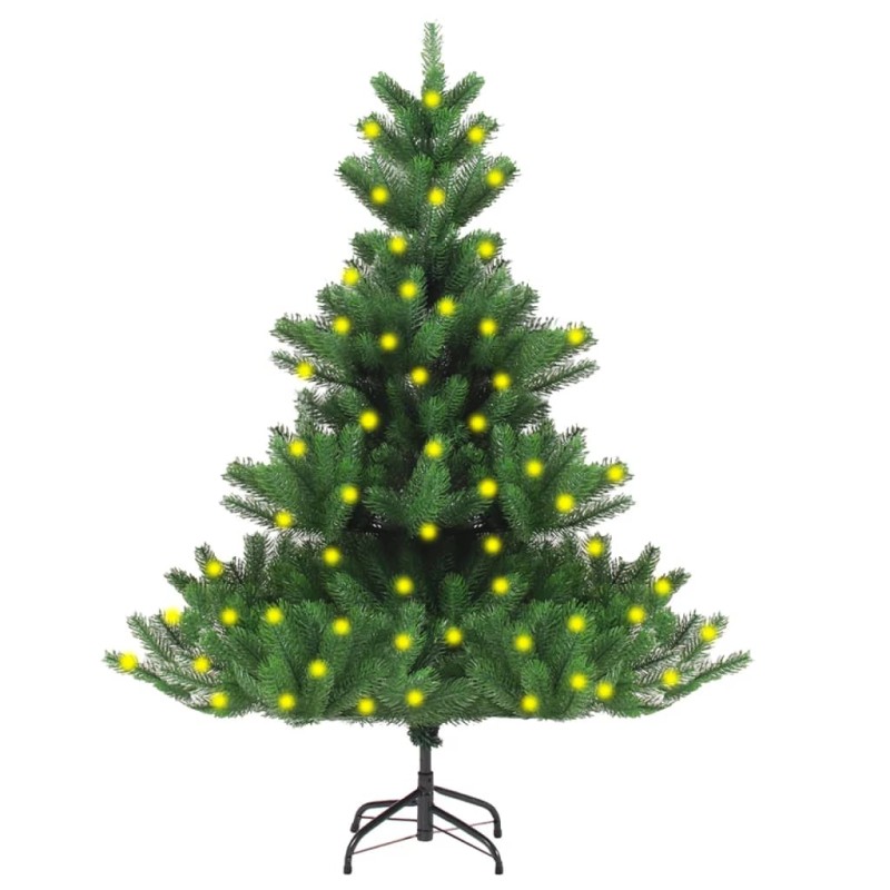 vidaXL Künstlicher Weihnachtsbaum Nordmann mit Beleuchtung Grün 120 cm vidaXL Künstlicher Weihnachtsbaum Nordmann mit Beleuchtung Grün 120 cm