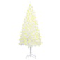 vidaXL Künstlicher Weihnachtsbaum mit Beleuchtung Weiß 240 cm vidaXL Künstlicher Weihnachtsbaum mit Beleuchtung Weiß 240 cm