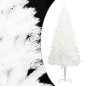 vidaXL Künstlicher Weihnachtsbaum mit Beleuchtung Weiß 240 cm vidaXL Künstlicher Weihnachtsbaum mit Beleuchtung Weiß 240 cm