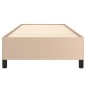 Bettgestell Cappuccino-Braun 90x190 cm Kunstleder