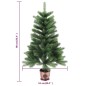 vidaXL Künstlicher Weihnachtsbaum mit Beleuchtung 90 cm Grün vidaXL Künstlicher Weihnachtsbaum mit Beleuchtung 90 cm Grün