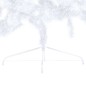 vidaXL Künstlicher Halb-Weihnachtsbaum Beleuchtung Ständer Weiß 150 cm vidaXL Künstlicher Halb-Weihnachtsbaum Beleuchtung Ständer Weiß 150 cm