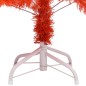 vidaXL Künstlicher Weihnachtsbaum mit Beleuchtung & Ständer Rot 120 cm vidaXL Künstlicher Weihnachtsbaum mit Beleuchtung & Ständer Rot 120 cm