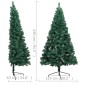 vidaXL Künstlicher Halb-Weihnachtsbaum Beleuchtung Ständer Grün 240 cm vidaXL Künstlicher Halb-Weihnachtsbaum Beleuchtung Ständer Grün 240 cm