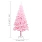 vidaXL Künstlicher Weihnachtsbaum mit Beleuchtung & Ständer Rosa 180cm vidaXL Künstlicher Weihnachtsbaum mit Beleuchtung & Ständer Rosa 180cm