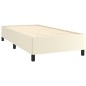vidaXL Bettgestell Creme 80x200 cm Kunstleder vidaXL Bettgestell Creme 80x200 cm Kunstleder