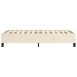 vidaXL Bettgestell Creme 80x200 cm Kunstleder vidaXL Bettgestell Creme 80x200 cm Kunstleder