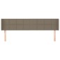 vidaXL Kopfteil mit Ohren Taupe 163x16x78/88 cm Stoff vidaXL Kopfteil mit Ohren Taupe 163x16x78/88 cm Stoff