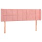 vidaXL Kopfteil mit Ohren Rosa 147x16x78/88 cm Samt vidaXL Kopfteil mit Ohren Rosa 147x16x78/88 cm Samt