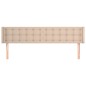 vidaXL Kopfteil mit Ohren Cappuccino-Braun 183x16x78/88 cm Kunstleder vidaXL Kopfteil mit Ohren Cappuccino-Braun 183x16x78/88 cm Kunstleder